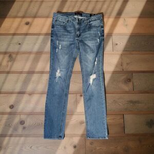 Men’s Ring of Fire Distressed Skinny Jeans Size 34x30